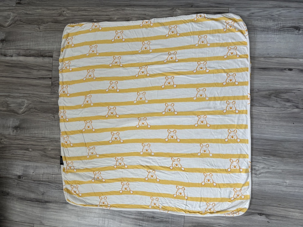 Milk snob Pooh bear swaddle blanket